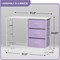 Sorbus 6 Drawers Dresser- Storage Unit with Steel Frame, Wood Top, Fabric Bins - for Bedroom, Closet, Office and more